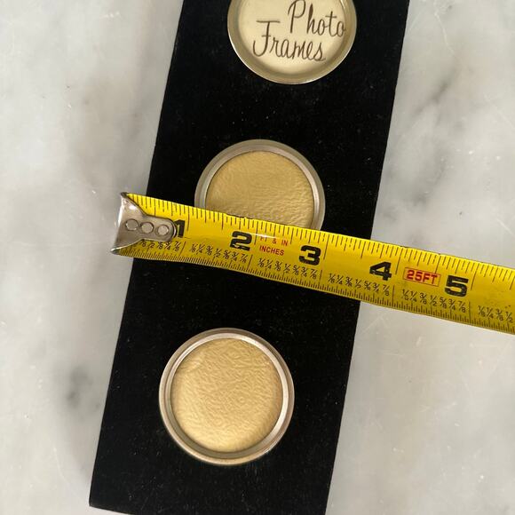 Vintage Silver & Black Velvet Hanging Frame - Picture 3 of 7